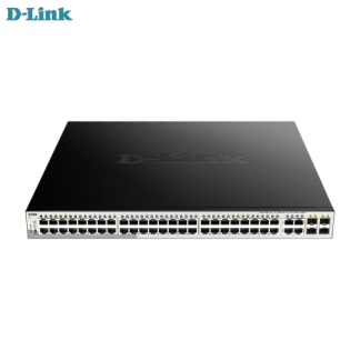 D-Link 52-Port Gigabit Smart Managed PoE (370W) Switch